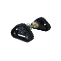 Zestaw śnieżny napędowy gąsienicowy z płozami i ośką STM-01 do mini quada gokarta buggy