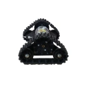 Zestaw śnieżny napędowy gąsienicowy z płozami i ośką STM-01 do mini quada gokarta buggy