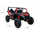 Elektryczny mini buggy na akumulator BUGGY Racing 15km/h - czerwony