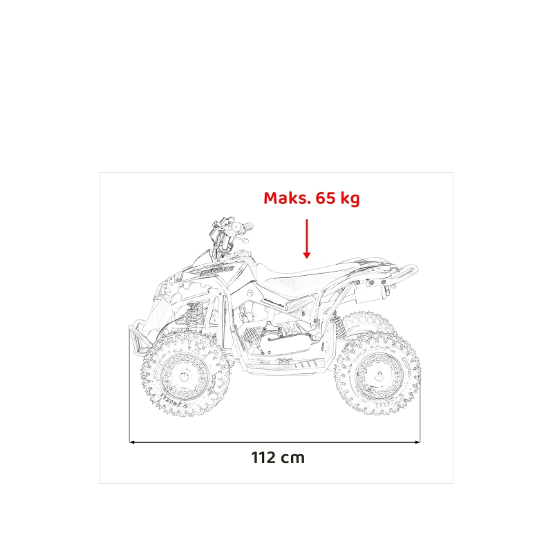 Mini quad spalinowy 49cc Renegade Highper