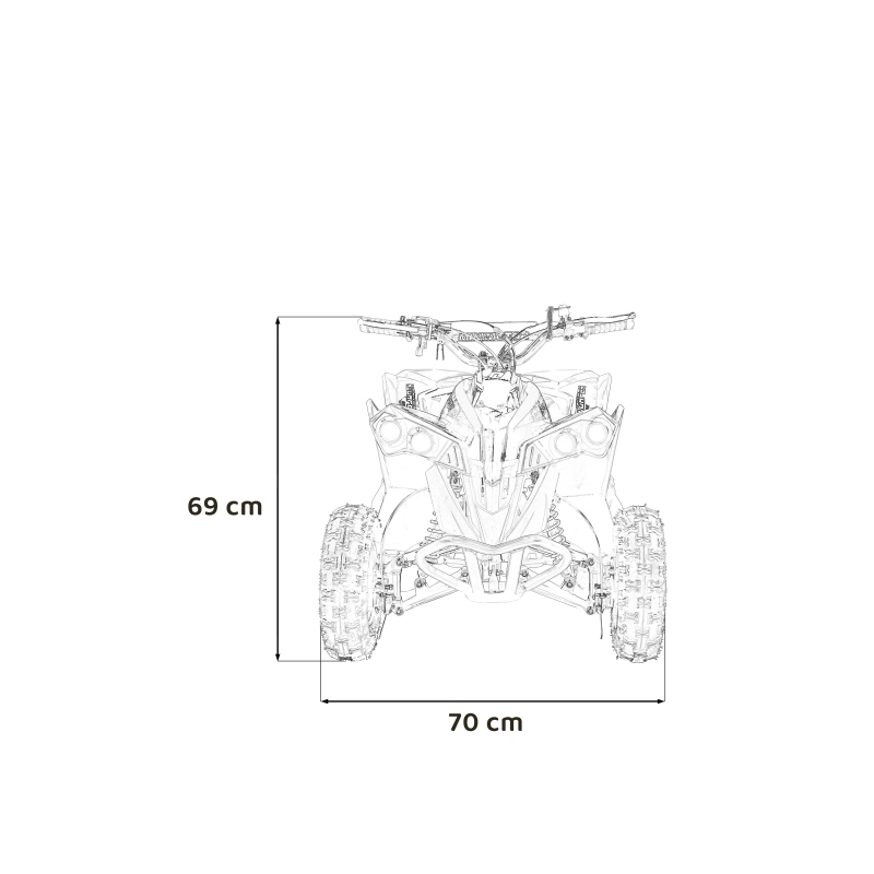 Mini quad spalinowy 49cc Renegade Highper