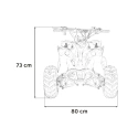 Mini quad spalinowy Renegade Highper 110cc - zielony