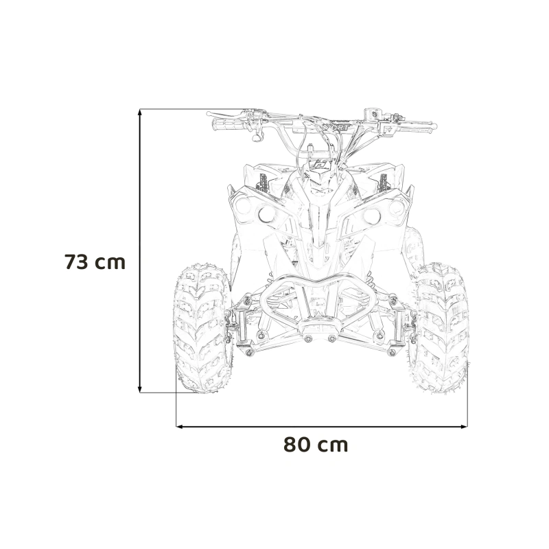 Mini quad spalinowy Renegade Highper 110cc - zielony