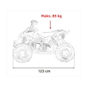 Mini quad spalinowy Renegade Highper 110cc - żółty