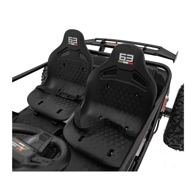 Dwuosobowe mini buggy gokart elektryczny - General 63 - 800W - czarny