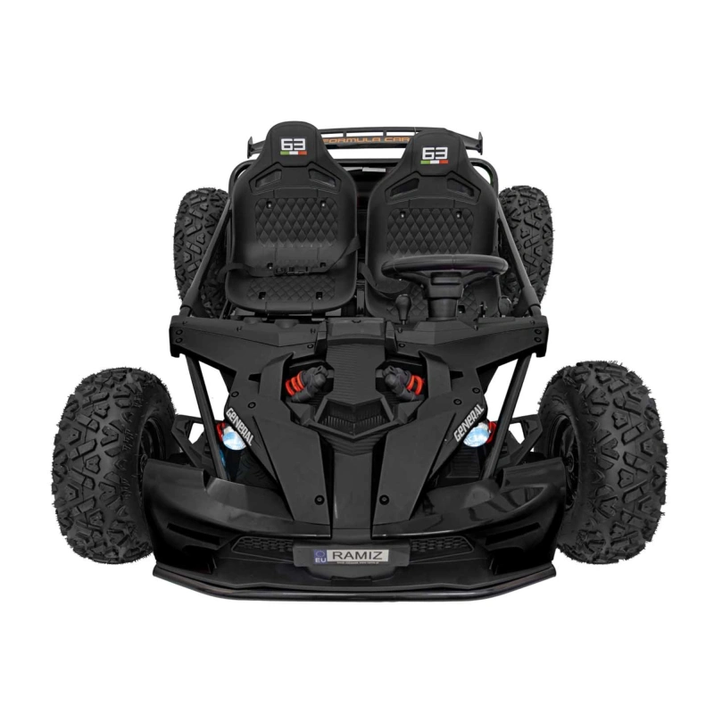 Dwuosobowe mini buggy gokart elektryczny - General 63 - 800W - czarny
