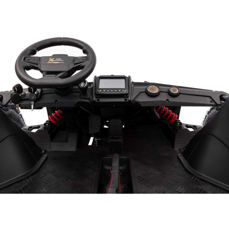 Dwuosobowe mini buggy gokart elektryczny - General 63 - 800W - czarny
