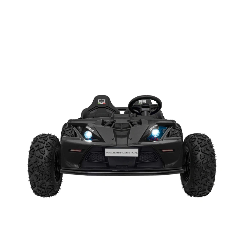 Dwuosobowe mini buggy gokart elektryczny - General 63 - 800W - czarny