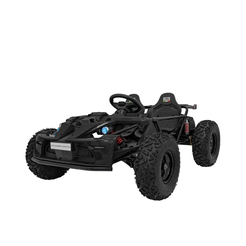Dwuosobowe mini buggy gokart elektryczny - General 63 - 800W - czarny