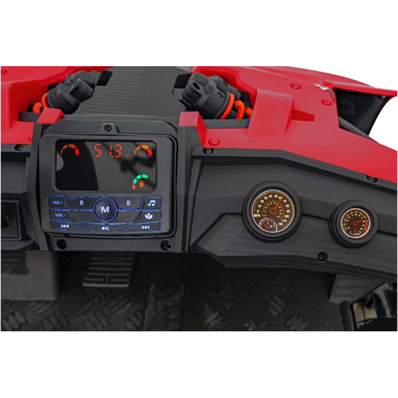 Dwuosobowe mini buggy gokart elektryczny - General 63 - 800W - czerwony