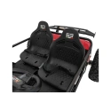 Dwuosobowe mini buggy gokart elektryczny - General 63 - 800W - czerwony