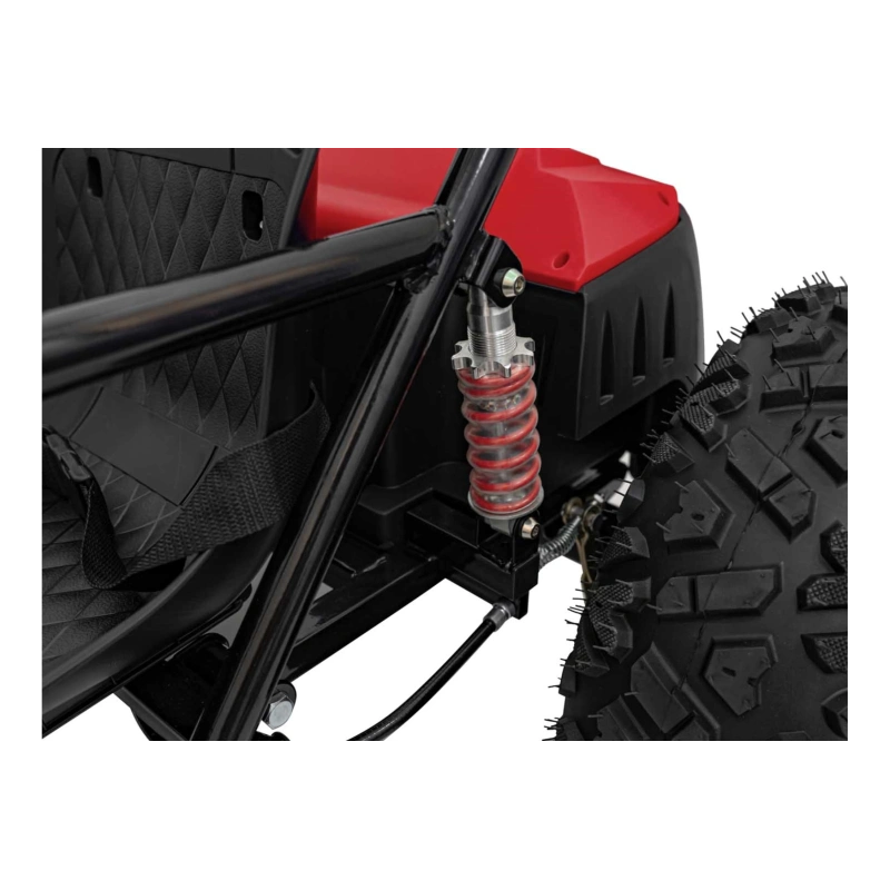 Dwuosobowe mini buggy gokart elektryczny - General 63 - 800W - czerwony