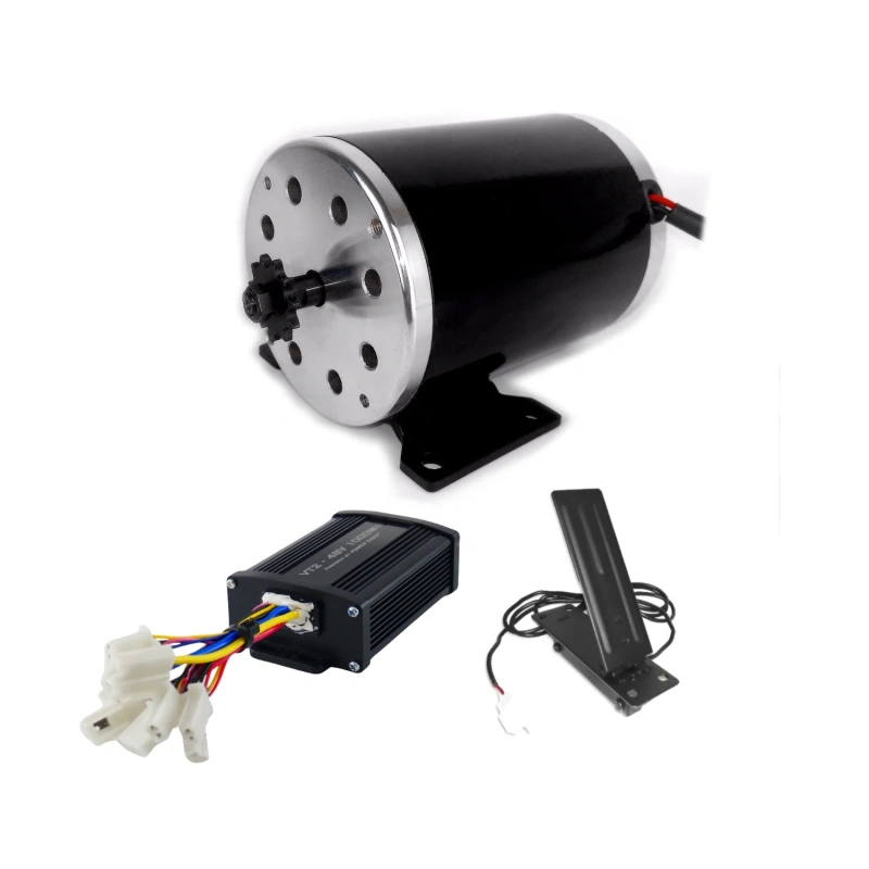 Zestaw silnik elektryczny ze sterownikiem i pedałem VT2 48V 1000W do gokarta buggy ATV UTV