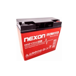 Akumulator żelowy 12V 20Ah Nexon VRLA - do aut i pojazdów elektrycznych
