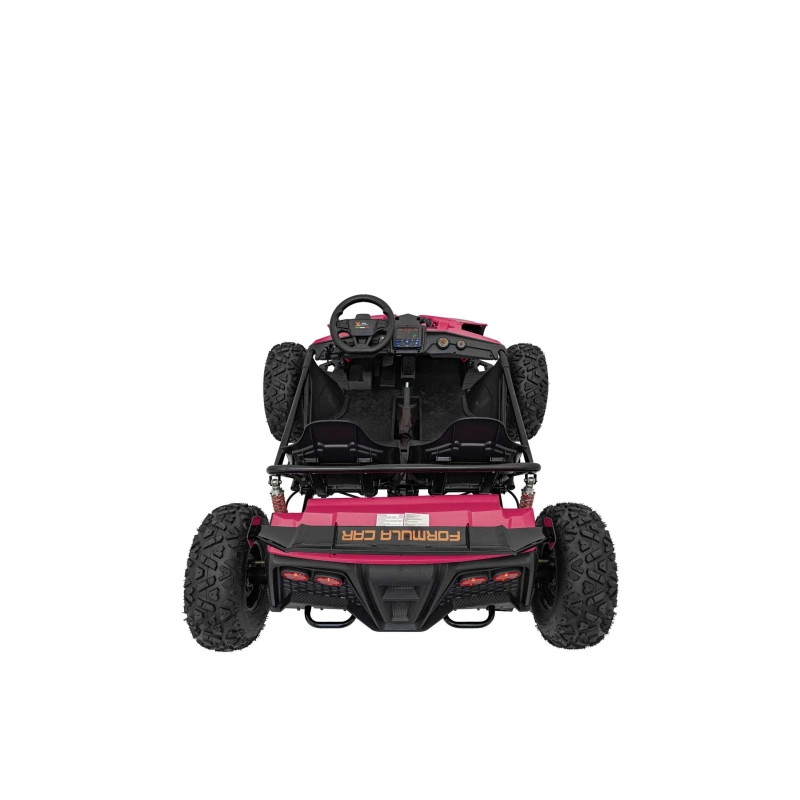 Dwuosobowe mini buggy gokart elektryczny - General 63 - 800W - różowy