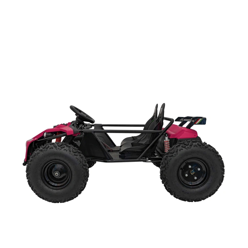 Dwuosobowe mini buggy gokart elektryczny - General 63 - 800W - różowy