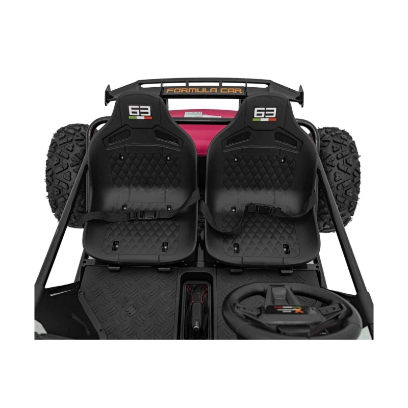 Dwuosobowe mini buggy gokart elektryczny - General 63 - 800W - różowy