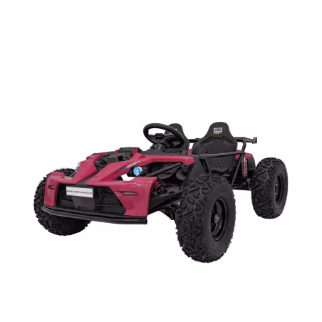 Dwuosobowe mini buggy gokart elektryczny - General 63 - 800W - różowy