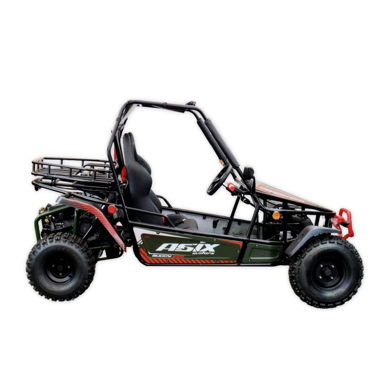 Dwuosobowe buggy spalinowe Asix 200cc dla nastolatków i dorosłych - zielony