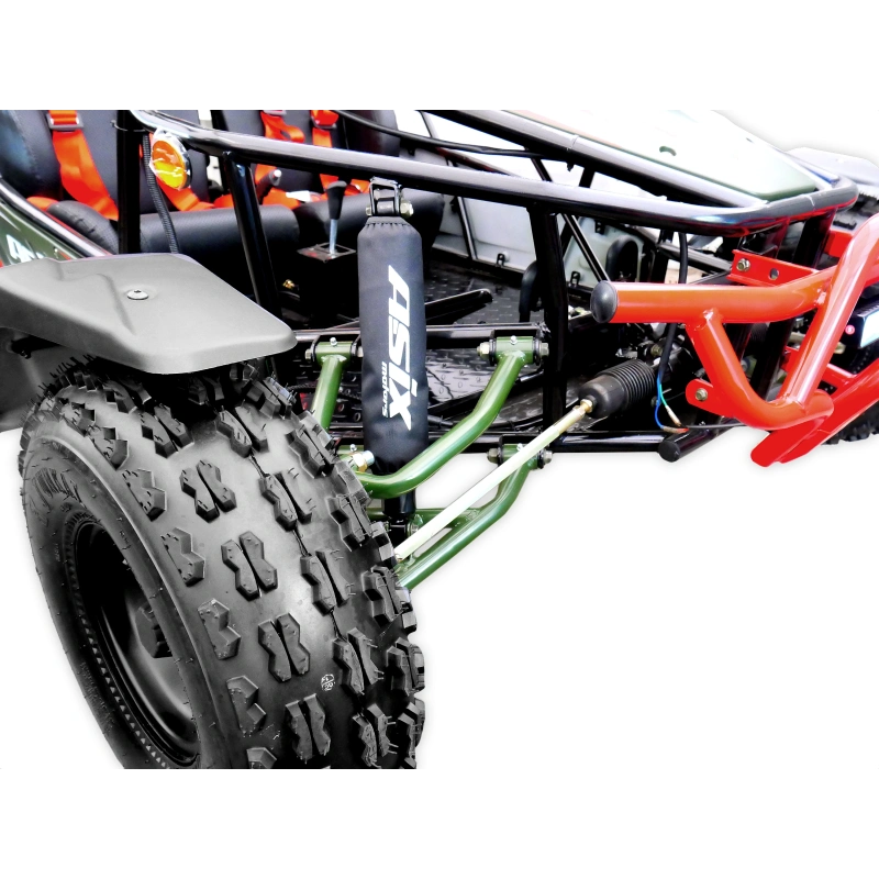 Dwuosobowe buggy spalinowe Asix 200cc dla nastolatków i dorosłych - zielony