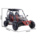 Dwuosobowe buggy spalinowe Asix 200cc dla nastolatków i dorosłych - zielony