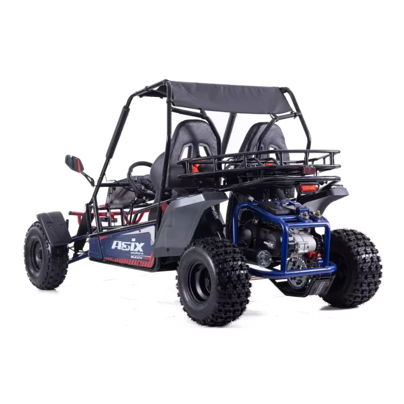 Dwuosobowe buggy spalinowe Asix 200cc dla nastolatków i dorosłych - niebieski