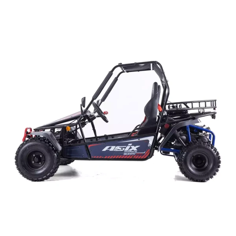Dwuosobowe buggy spalinowe Asix 200cc dla nastolatków i dorosłych - niebieski