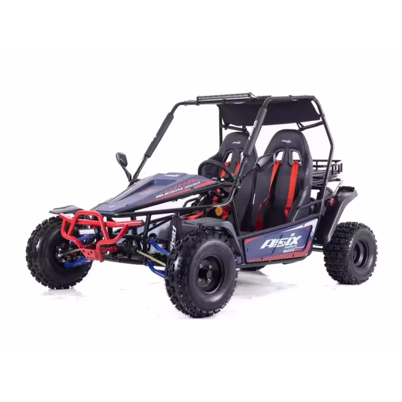 Dwuosobowe buggy spalinowe Asix 200cc dla nastolatków i dorosłych - niebieski