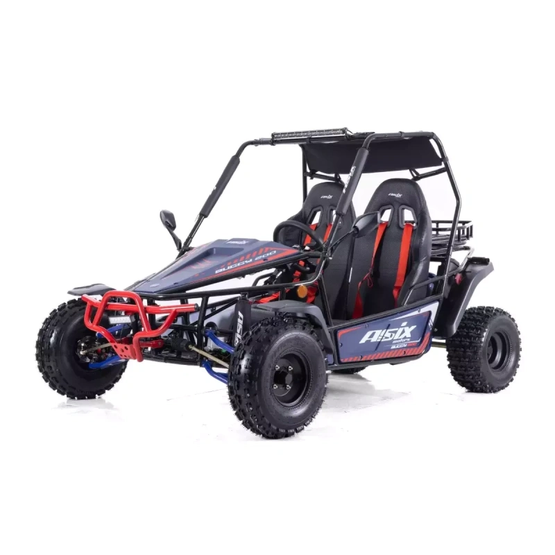 Dwuosobowe buggy spalinowe Asix 200cc dla nastolatków i dorosłych - niebieski