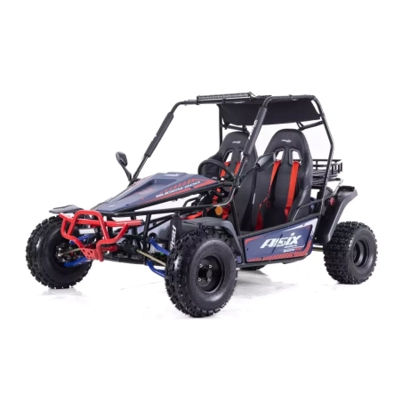 Dwuosobowe buggy spalinowe Asix 200cc dla nastolatków i dorosłych - niebieski