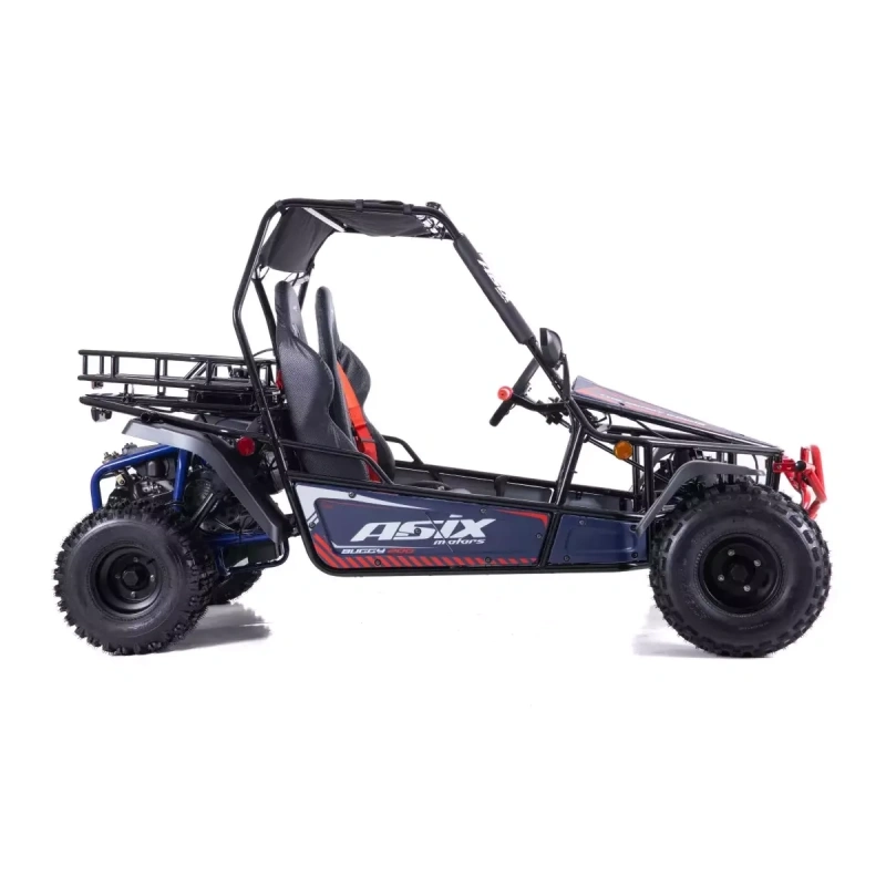 Dwuosobowe buggy spalinowe Asix 200cc dla nastolatków i dorosłych - niebieski