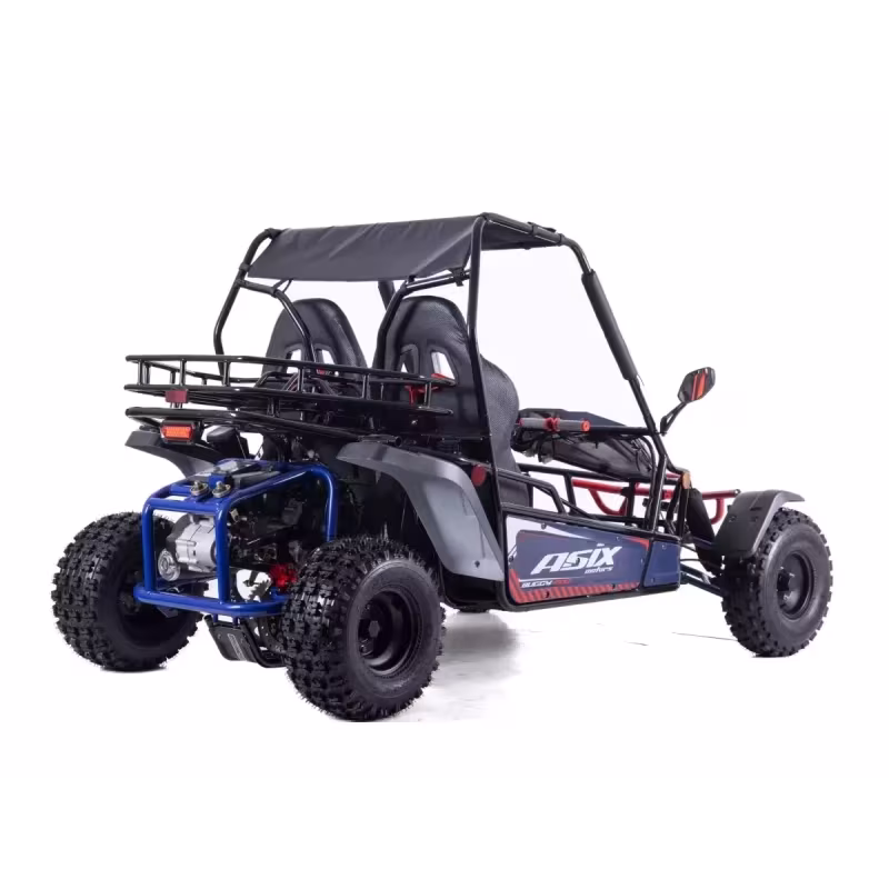 Dwuosobowe buggy spalinowe Asix 200cc dla nastolatków i dorosłych - niebieski