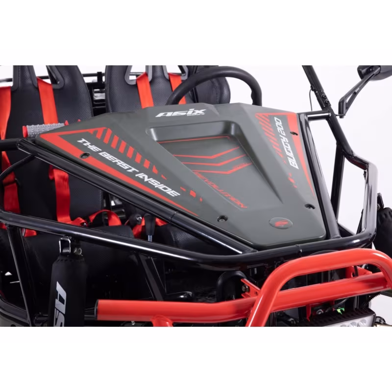Dwuosobowe buggy spalinowe Asix 200cc dla nastolatków i dorosłych - niebieski