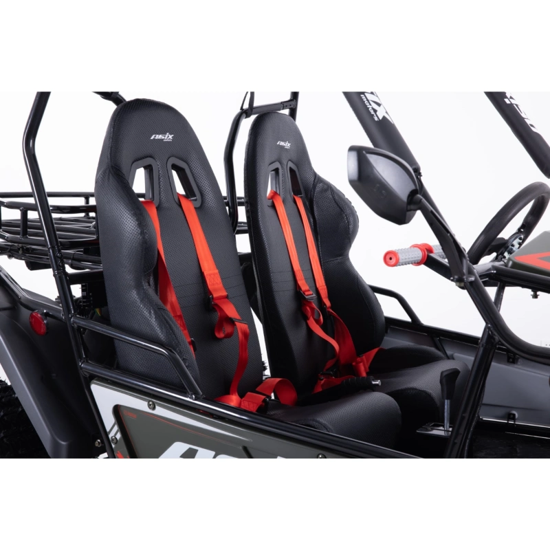 Dwuosobowe buggy spalinowe Asix 200cc dla nastolatków i dorosłych - niebieski