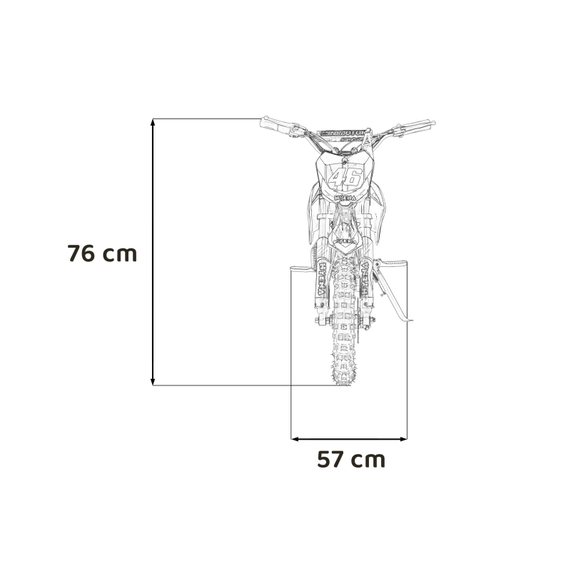 Mini Cross elektryczny Renegade 50R 36V 500W - zielony