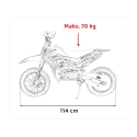 Mini Cross spalinowy Renegade 50R 49cc - czerwony