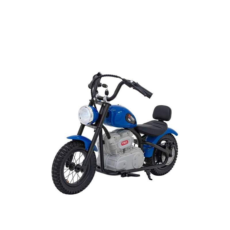 Motorek typu mini Harley - Speed Power Pro 24V 250W - niebies