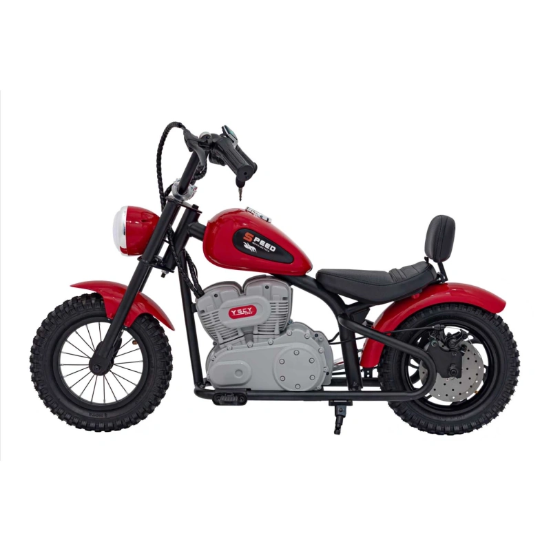 Motorek typu mini Harley - Speed Power Pro 24V 250W - czerwony