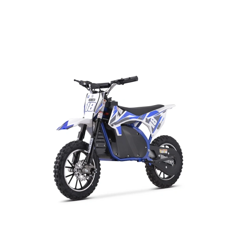 Mini Cross elektryczny Trail King 36V 800W - niebieski