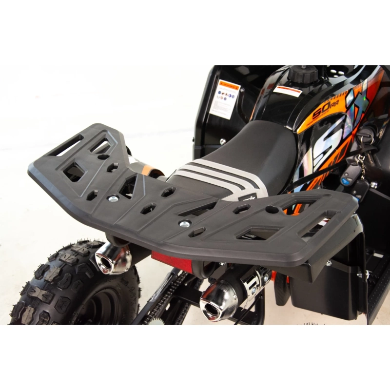 Mini quad spalinowy ASIX M10 - e-start - 49cc - pomarańczowy