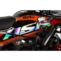 Mini quad spalinowy ASIX M10 - e-start - 49cc - pomarańczowy