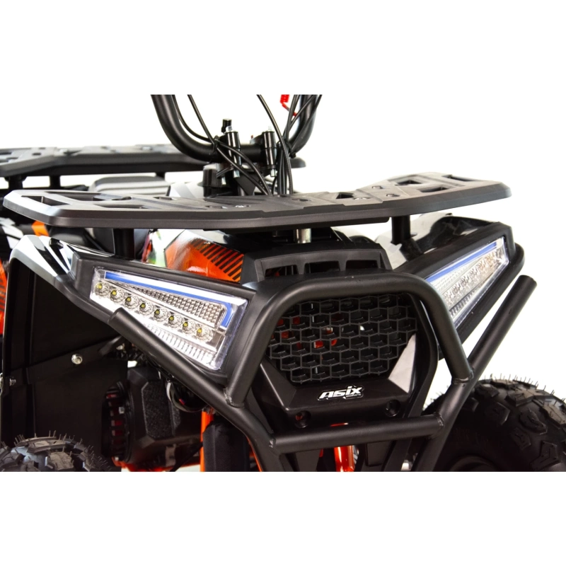 Mini quad spalinowy ASIX M10 - e-start - 49cc - pomarańczowy
