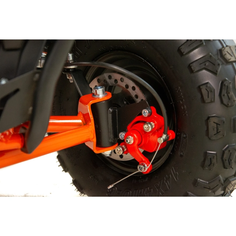 Mini quad spalinowy ASIX M10 - e-start - 49cc - pomarańczowy