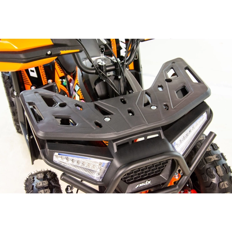 Mini quad spalinowy ASIX M10 - e-start - 49cc - pomarańczowy