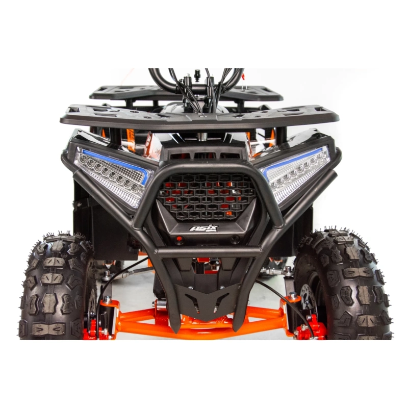 Mini quad spalinowy ASIX M10 - e-start - 49cc - pomarańczowy