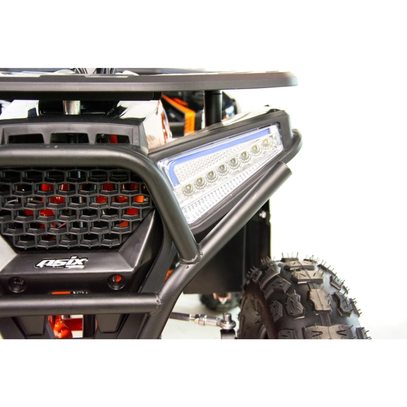Mini quad spalinowy ASIX M10 - e-start - 49cc - pomarańczowy