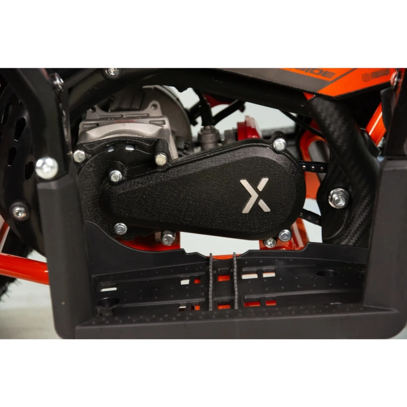Mini quad spalinowy ASIX M10 - e-start - 49cc - pomarańczowy