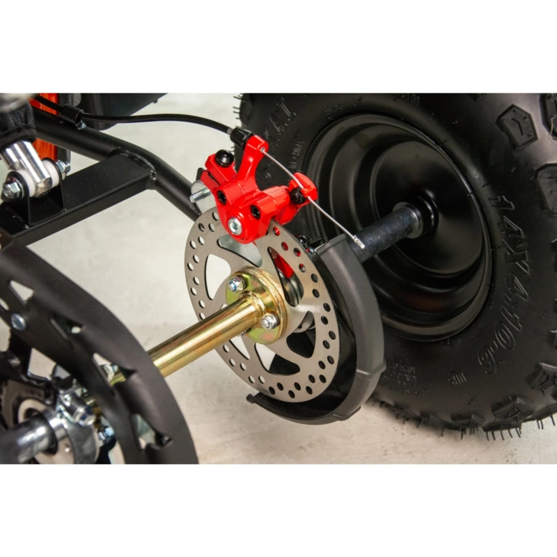 Mini quad spalinowy ASIX M10 - e-start - 49cc - pomarańczowy