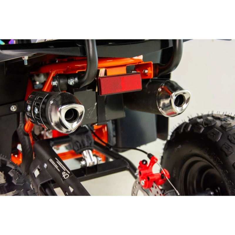 Mini quad spalinowy ASIX M10 - e-start - 49cc - pomarańczowy
