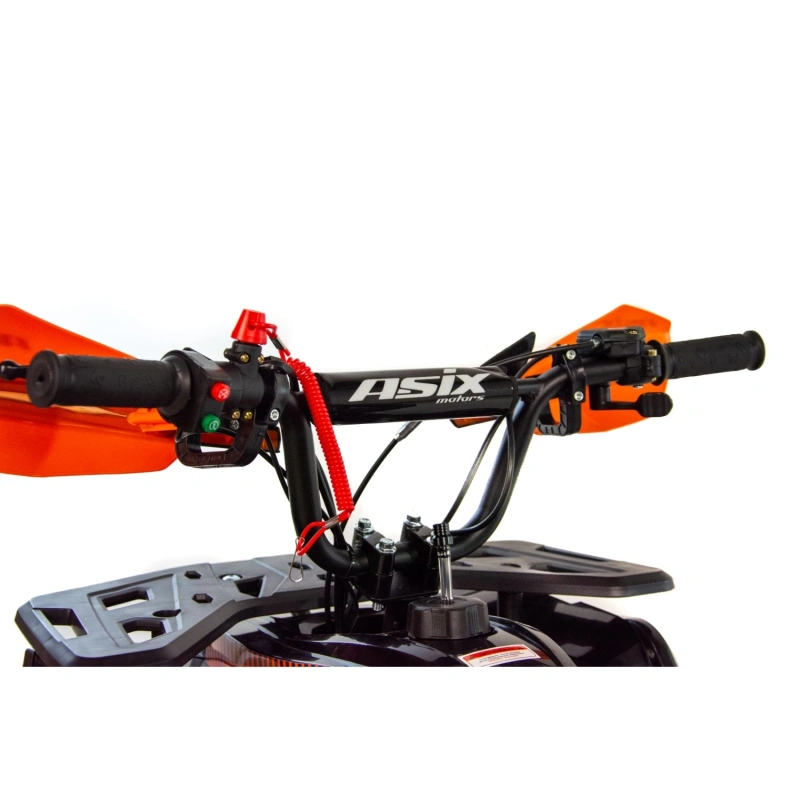 Mini quad spalinowy ASIX M10 - e-start - 49cc - pomarańczowy